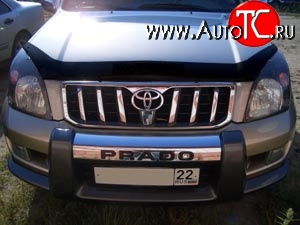 3 089 р. Дефлектор капота NovLine Toyota Land Cruiser Prado J120 (2002-2009)  с доставкой в г. Москва