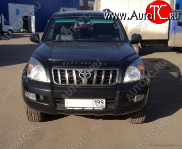 999 р. Дефлектор капота Russtal Toyota Land Cruiser Prado J120 (2002-2009)  с доставкой в г. Москва