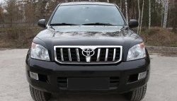 1 249 р. Реснички RA на фары Toyota Land Cruiser Prado J120 (2002-2009) (Неокрашенные)  с доставкой в г. Москва. Увеличить фотографию 3