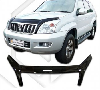 Дефлектор капота (J120-J125) CA-Plastic exclusive Toyota Land Cruiser Prado J120 (2002-2009)