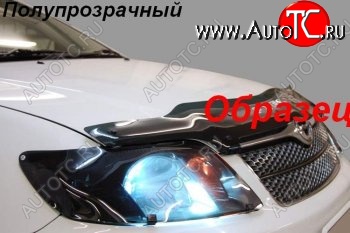 2 079 р. Защита фар (J120-J125) CA-Plastic  Toyota Land Cruiser Prado  J120 (2002-2009) (Classic полупрозрачный)  с доставкой в г. Москва