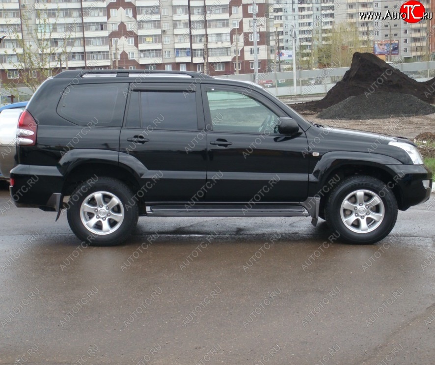 6 999 р. Рейлинги на автомобиль Oem Style Toyota Land Cruiser Prado J120 (2002-2009)  с доставкой в г. Москва