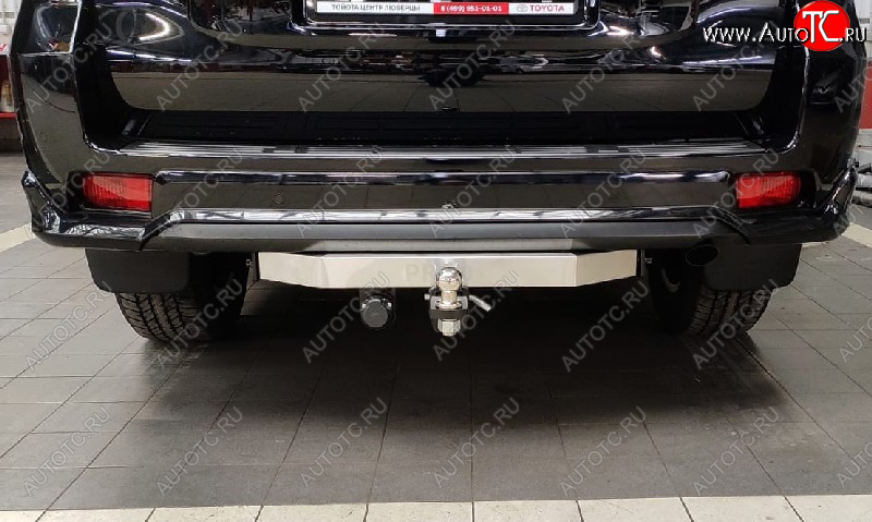 22 399 р. Фаркоп (тягово-сцепное устройство) TCC (Black Onyx)  Toyota Land Cruiser Prado  J150 (2020-2025) 3-ий рестайлинг (оцинкованный, шар Е, надпись Prado)  с доставкой в г. Москва