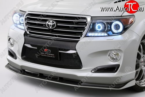 16 649 р. Элерон под передний бампер ELFORD SUV NEO Toyota Land Cruiser 200 1-ый рестайлинг (2012-2015) (Неокрашенная)  с доставкой в г. Москва