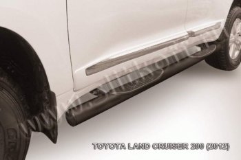 Защита порогов Slitkoff Toyota Land Cruiser 200 1-ый рестайлинг (2012-2015)