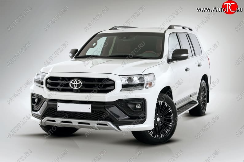 54 999 р. Бампер передний THOR  Toyota Land Cruiser  200 (2015-2021) 2-ой рестайлинг (Неокрашенный)  с доставкой в г. Москва