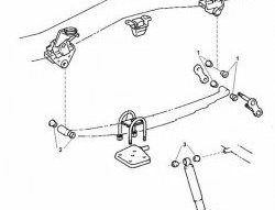 439 р. Полиуретановая втулка рессоры задней подвески Точка Опоры  Toyota Land Cruiser ( J70,  70) (1984-2004) 5 дв. дорестайлинг, 5 дв. 1-ый рестайлинг, 3 дв. 2-ой рестайлинг, 5 дв. 2-ой рестайлинг  с доставкой в г. Москва. Увеличить фотографию 2