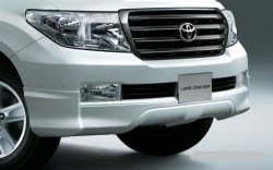 9 299 р. Накладка на передний бампер ORIGINAL  Toyota Land Cruiser  200 (2007-2012) дорестайлинг (Неокрашенная)  с доставкой в г. Москва. Увеличить фотографию 1