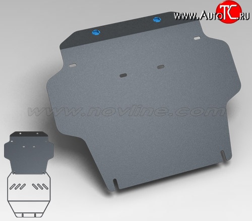 4 999 р. Защита картера двигателя Novline (2008-2009) (4.7/4.5, АКПП, 3 мм) Toyota Land Cruiser 200 дорестайлинг (2007-2012)  с доставкой в г. Москва