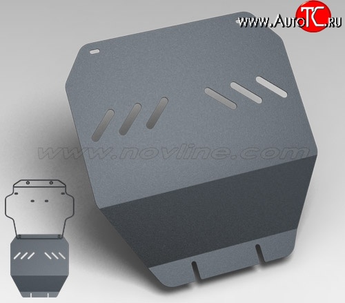 1 169 р. Защита коробки передач Novline (2008-2009) (4.7/4.5, АКПП, 3 мм) Toyota Land Cruiser 200 дорестайлинг (2007-2012)  с доставкой в г. Москва