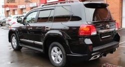 8 149 р. Накладка Wald Black Bison на заднюю дверь автомобиля Toyota Land Cruiser 200 дорестайлинг (2007-2012) (Большая накладка)  с доставкой в г. Москва. Увеличить фотографию 6