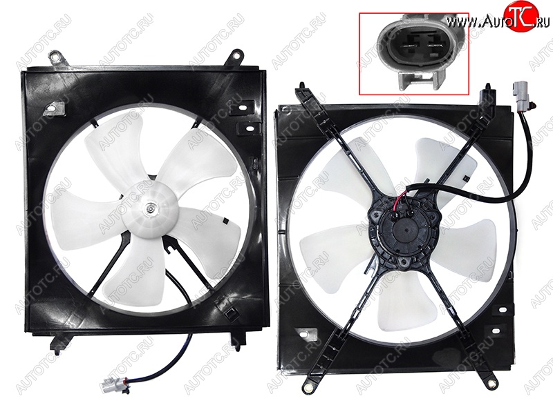 5 999 р. Вентилятор радиатора в сборе (5SFNE/5SFE) SAT Toyota Mark 2 Qualis седан (1997-2002)  с доставкой в г. Москва