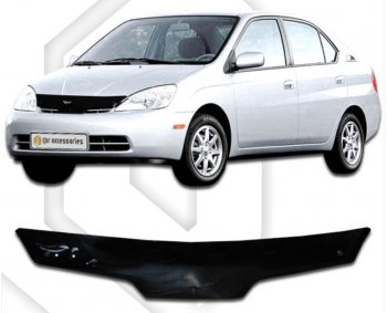 Дефлектор капота CA-Plastiс Toyota (Тойота) Prius (Приус)  XW10 (1997-2000) XW10 дорестайлинг