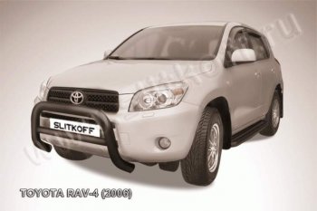 20 999 р. Кенгурятник d76 низкий Toyota RAV4 XA305 5 дв. дорестайлинг (2005-2009) (Цвет: серебристый)  с доставкой в г. Москва. Увеличить фотографию 1