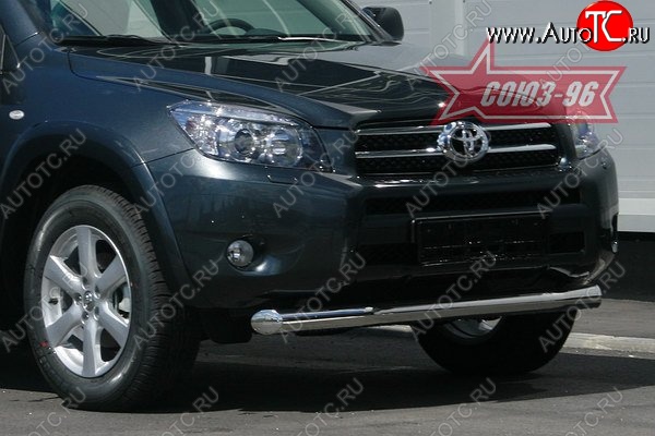 11 159 р. Защита переднего бампера одинарная Souz-96 (d76) Toyota RAV4 XA305 5 дв. дорестайлинг (2005-2009)  с доставкой в г. Москва