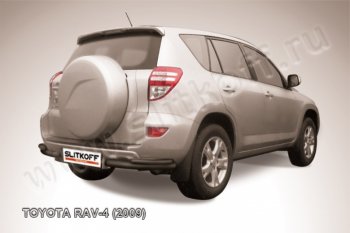 6 299 р. Уголки d57+d42 двойные  Toyota RAV4  XA30 (2008-2010) 5 дв. 1-ый рестайлинг (Цвет: серебристый)  с доставкой в г. Москва. Увеличить фотографию 1