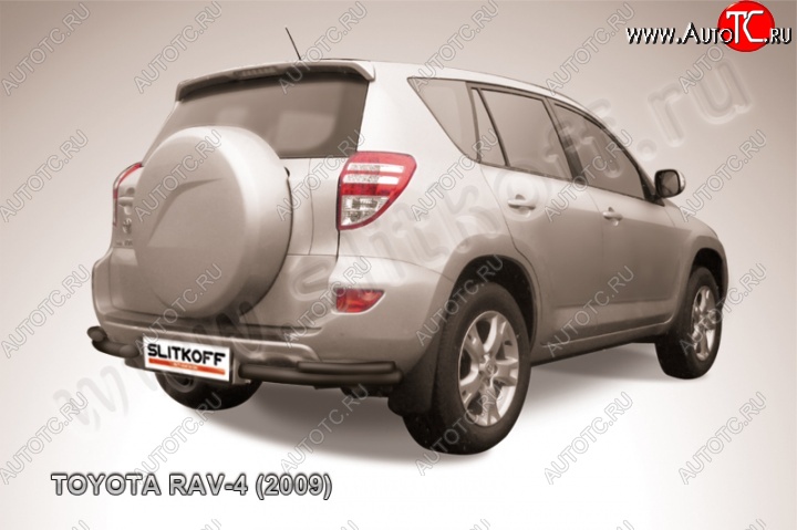 6 299 р. Уголки d57+d42 двойные  Toyota RAV4  XA30 (2008-2010) 5 дв. 1-ый рестайлинг (Цвет: серебристый)  с доставкой в г. Москва