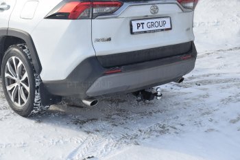 14 999 р. Фаркоп Petroil Tuning (съемный квадрат) Toyota RAV4 XA50 5 дв. дорестайлинг (2018-2024)  с доставкой в г. Москва. Увеличить фотографию 4