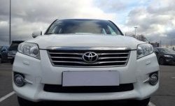 1 469 р. Сетка на бампер Russtal (черная)  Toyota RAV4  XA30 (2010-2013) 5 дв. 2-ой рестайлинг, 5 дв. удлиненный 2-ой рестайлинг  с доставкой в г. Москва. Увеличить фотографию 3