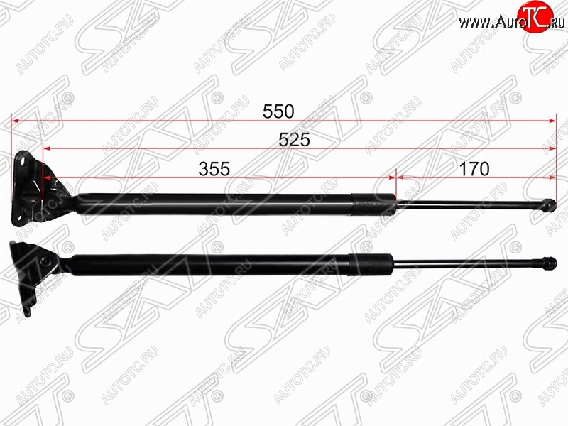 1 069 р. Правый упор крышки багажника SAT (газовый) Toyota RAV4 XA40 5 дв. рестайлинг (2015-2019)  с доставкой в г. Москва