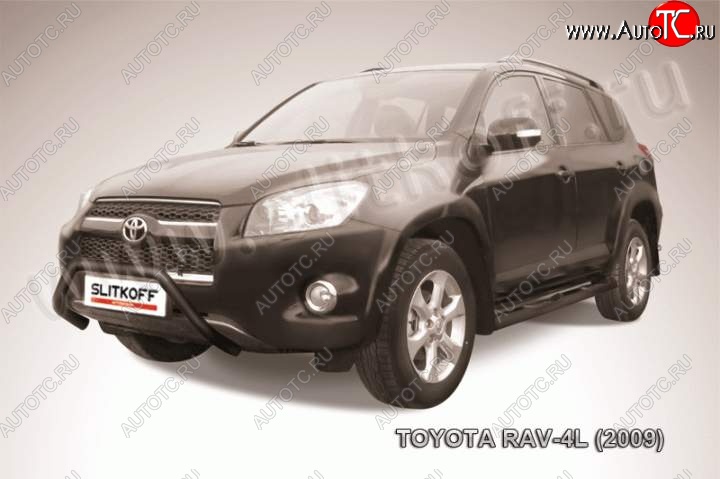 15 999 р. Кенгурятник d57 мини Toyota RAV4 XA30 5 дв. удлиненный 1-ый рестайлинг (2009-2010) (Цвет: серебристый)  с доставкой в г. Москва