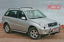 Защита переднего бампера Souz-96 (d60) Toyota RAV4 CA20 5 дв. дорестайлинг (2000-2003)