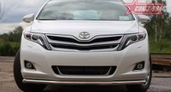 14 219 р. Защита переднего бампера одинарная Souz-96 (d60) Toyota Venza GV10 дорестайлинг (2008-2012)  с доставкой в г. Москва. Увеличить фотографию 3