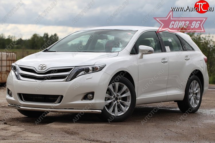 14 219 р. Защита переднего бампера одинарная Souz-96 (d60) Toyota Venza GV10 дорестайлинг (2008-2012)  с доставкой в г. Москва