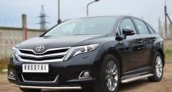 26 999 р. Широкая защита порогов SLITKOFF Toyota Venza GV10 рестайлинг (2012-2016)  с доставкой в г. Москва. Увеличить фотографию 3