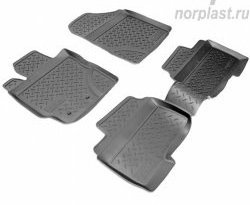 Комплект ковриков в салон Norplast Toyota (Тойота) Yaris (Ярис)  XP90 (2005-2010) XP90 дорестайлинг, хэтчбэк 3 дв., дорестайлинг, хэтчбэк 5 дв., рестайлинг, хэтчбэк 3 дв., рестайлинг, хэтчбэк 5 дв.