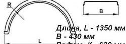 1 699 р. Крыло К-430 (круглое) Master-Plast КамАЗ 5511 (1977-1991)  с доставкой в г. Москва. Увеличить фотографию 2