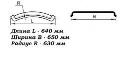 1 699 р. Полукрылок К-650 1/3 в сборе с хомутами Master-Plast КамАЗ 6520 (2007-2025)  с доставкой в г. Москва. Увеличить фотографию 3