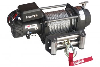 Лебёдка электрическая Runva (индустр., 12V) Toyota Land Cruiser 100 дорестайлинг (1998-2002)