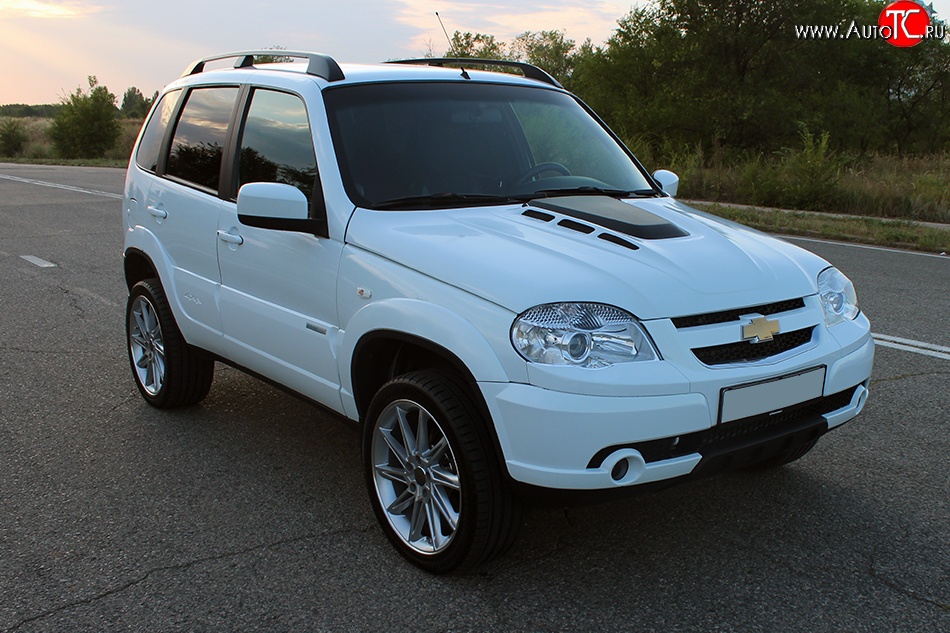 13 999 р. Стеклопластиковый капот DTM  Chevrolet Niva  2123 (2002-2020), Лада 2123 (Нива Шевроле) (2002-2021) (Неокрашенный)  с доставкой в г. Москва