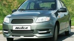 5 199 р. Передний бампер Nika-Sport Лада Гранта 2190 седан дорестайлинг (2011-2017) (Неокрашенный)  с доставкой в г. Москва. Увеличить фотографию 3