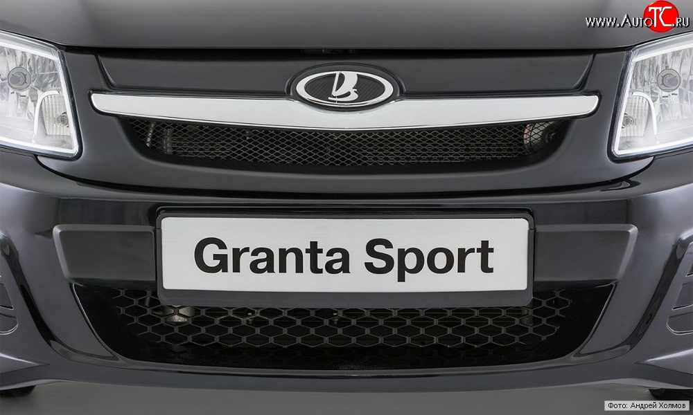 1 939 р. Решётка радиатора Granta Sport Лада Гранта 2191 лифтбэк дорестайлинг  (2013-2017) (Неокрашенная)  с доставкой в г. Москва