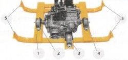 2 679 р. Подрамник под раздаточную коробку Металл Дизайн Лада нива 4х4 2131 (Legend) 5 дв. 2-ой рестайлинг (2021-2024)  с доставкой в г. Москва. Увеличить фотографию 3