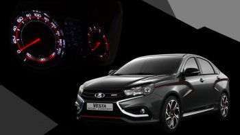 62 999 р. Приборная панель Ferrum GF 940 SPORT Edition Лада Веста Кросс 2181 универсал дорестайлинг (2017-2023) (С кожаным щитком (строчка красная))  с доставкой в г. Москва. Увеличить фотографию 5