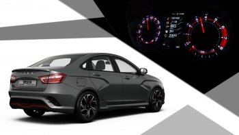 62 999 р. Приборная панель Ferrum GF 940 SPORT Edition Лада Веста Кросс 2181 универсал дорестайлинг (2017-2023) (С кожаным щитком (строчка красная))  с доставкой в г. Москва. Увеличить фотографию 8