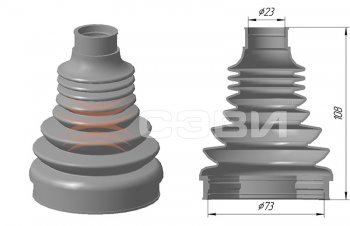 Чехол внутренний (пыльник ШРУСа) SEVI Эксперт  Веста ( 2180,  SW 2181), Веста Кросс ( 2181,  2180)