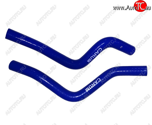 939 р. Патрубки радиатора печки (силикон) CARUM Лада XRAY (2016-2022) (комплект 2 шт.)  с доставкой в г. Москва