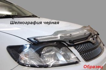 2 079 р. Дефлектор капота CA-Plastik  Volkswagen Amarok (2016-2022) рестайлинг (Classic черный, Без надписи)  с доставкой в г. Москва. Увеличить фотографию 6