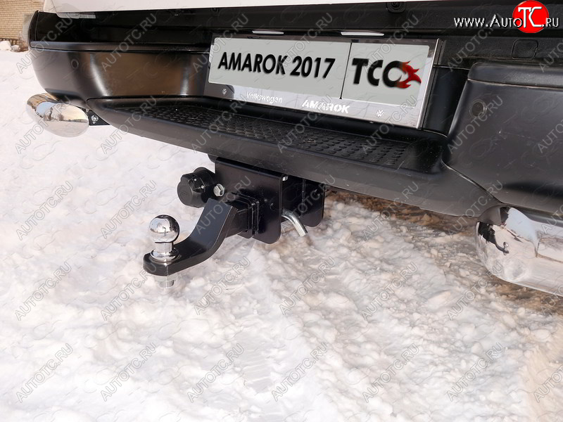 15 299 р. Фаркоп (тягово-сцепное устройство) TCC  Volkswagen Amarok (2016-2022) рестайлинг (Оцинкованный, шар E - нержавейка)  с доставкой в г. Москва