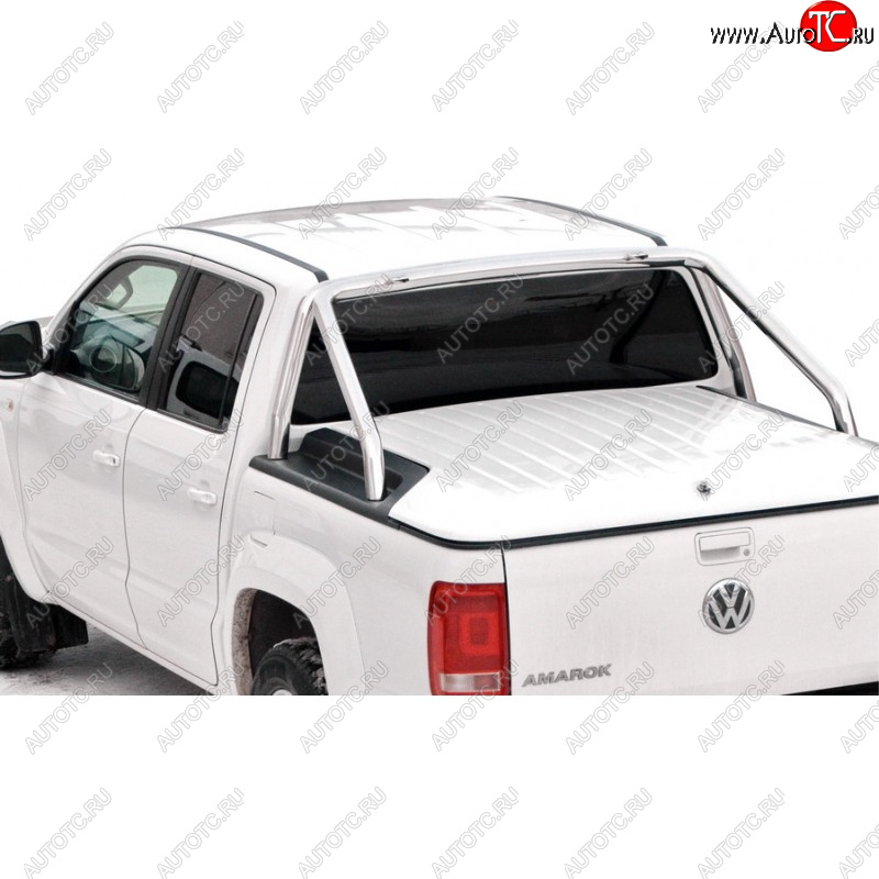 41 999 р. Защитная дуга багажника ТехноСфера (Техно Сфера) (Ø63,5 мм)  Volkswagen Amarok (2009-2016) дорестайлинг (Нержавейка)  с доставкой в г. Москва