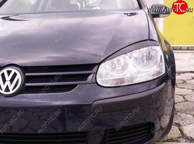 1 649 р. Реснички на фары CT Volkswagen Golf 5 универсал (2003-2009) (Неокрашенные)  с доставкой в г. Москва