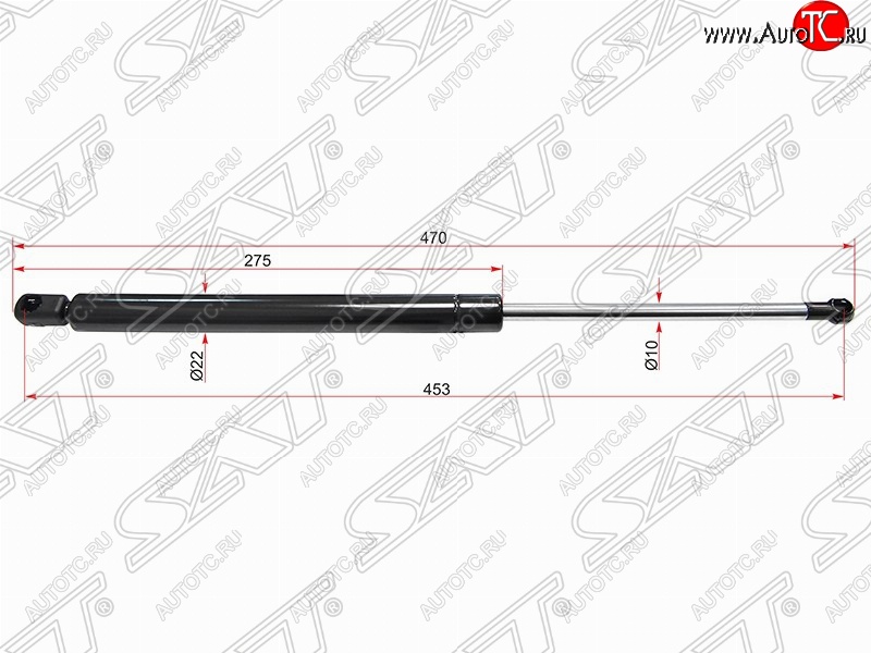 679 р. Газовый упор крышки багажника SAT Volkswagen Golf 5 хэтчбэк (2003-2009)  с доставкой в г. Москва