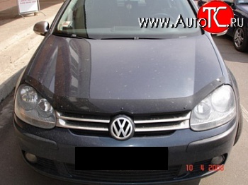 2 699 р. Дефлектор капота NovLine Volkswagen Golf Plus 5 (2004-2009)  с доставкой в г. Москва