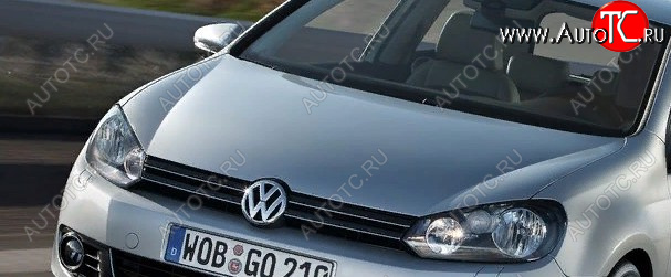 12 599 р. Металлический капот SIGNEDA Volkswagen Golf 6 хэтчбэк 5 дв. (2008-2014) (неокрашенный)  с доставкой в г. Москва