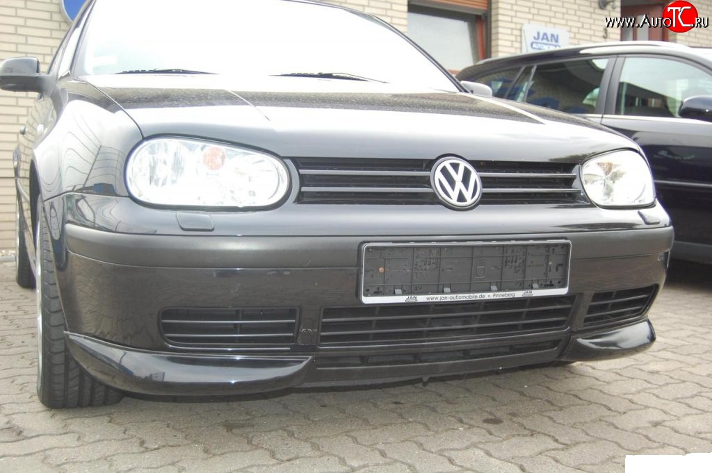 5 999 р. Накладка Sport-Line на передний бампер Volkswagen Golf 4 (1997-2003)  с доставкой в г. Москва