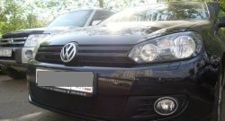 1 469 р. Сетка на бампер Russtal (черная)  Volkswagen Golf  6 (2008-2014) хэтчбэк 5 дв.  с доставкой в г. Москва. Увеличить фотографию 3